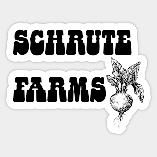 Schrute Farms (solid version) Sticker